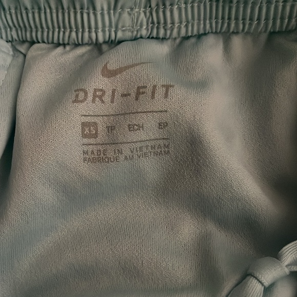 Aqua colored Nike running shorts - Picture 2 of 2